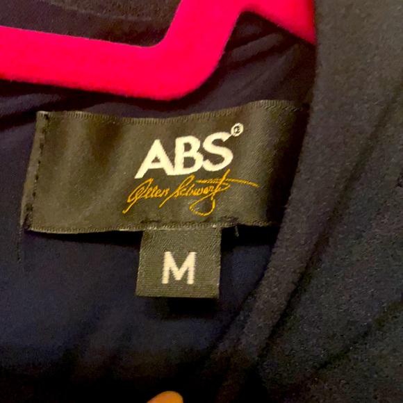 ABS designer navy dress - Picture 3 of 5